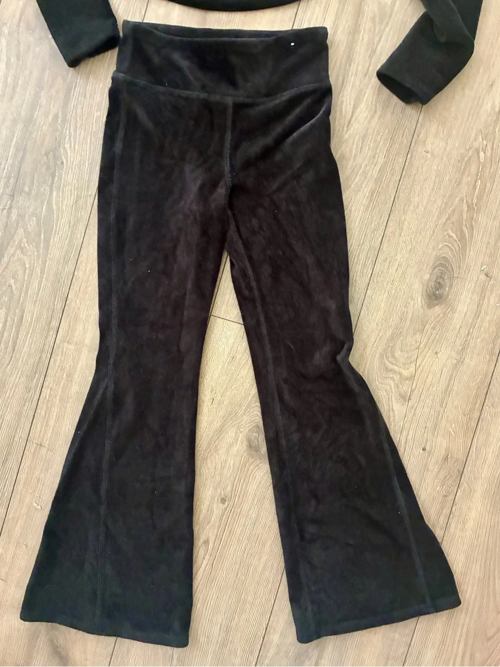 Old Navy Black Kids Matching Velvet Set - Flare